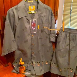 Vintage coconut Pier 2 piece set Men’s never worn with tags size medium